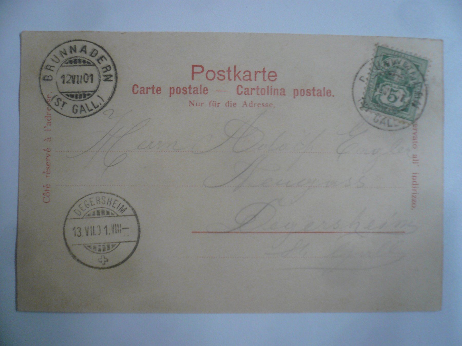 Cartoline postali: s/w AK  BRUNNADERN – Usato da Oberhofen am Thunersee venduto da luuping99 1