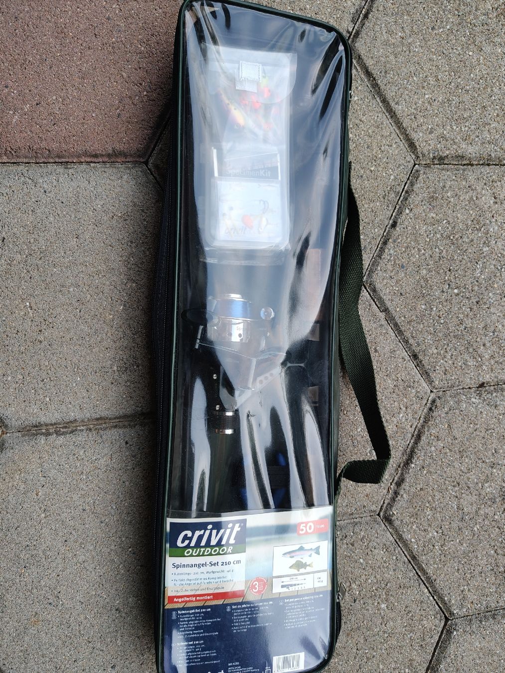 Canne da pesca: Crivit Spinnangel-Set  neu – Nuovo (secondo la descrizione) da Holziken venduto da Housi.h