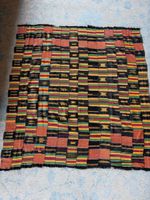 Original Kente Tuch (Ghana) 70-90er Jahre handgewebt