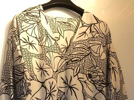 Marc O Polo - Robe NEUVE crème à motifs Noir - 38