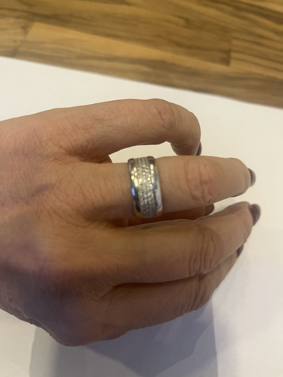 Ringe: Bague argent et zircons – Gebraucht aus Fully von Sassa68
