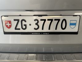 Kontrollschild ZG 37770