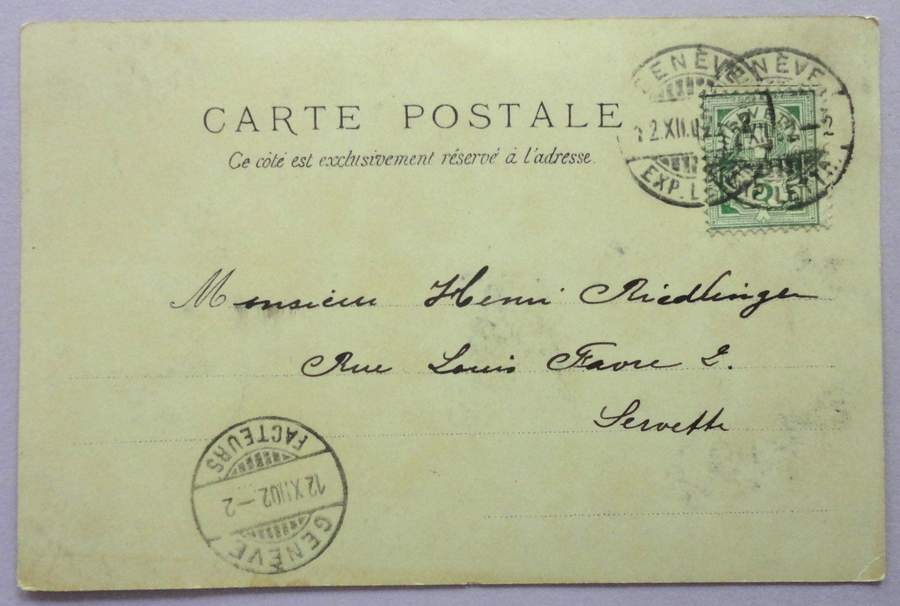 Cartoline postali: Escalade de Genève – Usato da Fétigny venduto da Billy2miny 1