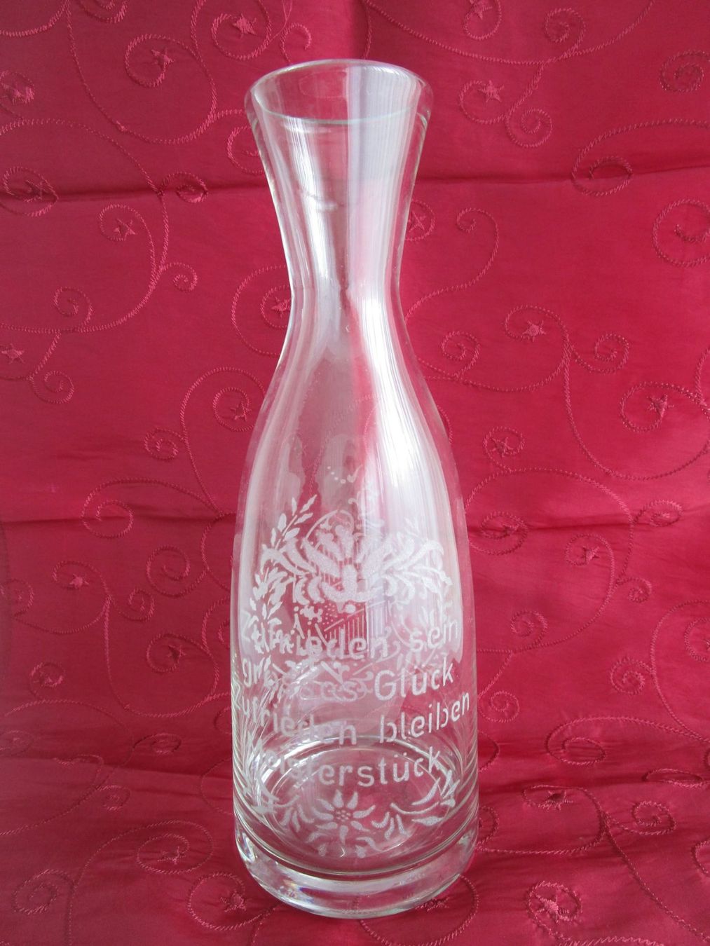 Glasi Hergiswil Caraffe: Hergiswiler Wasser- oder Weinkaraffe, 1 Liter – Usato da Binningen venduto da Oldfashion