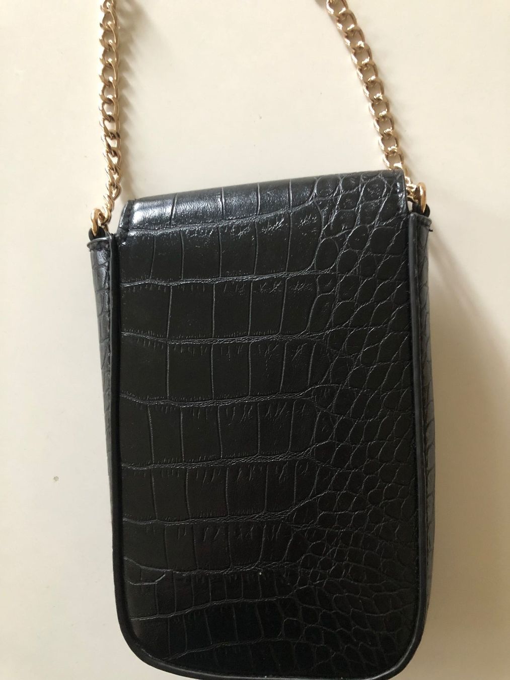 H&M Borse da donna: Handytasche schwarz mit Krokoprägung – Usato da Amden venduto da relsah62 1