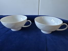Rosenthal  1 x Studio-Line Tassen, 2 Stk., Weiss, gut Zustan