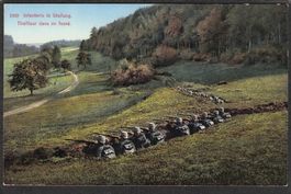 Militär Infanterie in Stellung