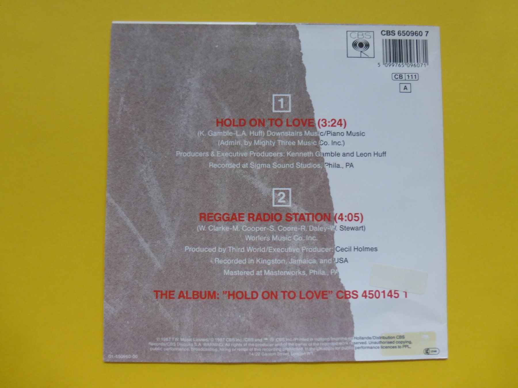 Dischi in vinile: Third World – Hold On To Love – Usato da Zürich venduto da Swiss57 1