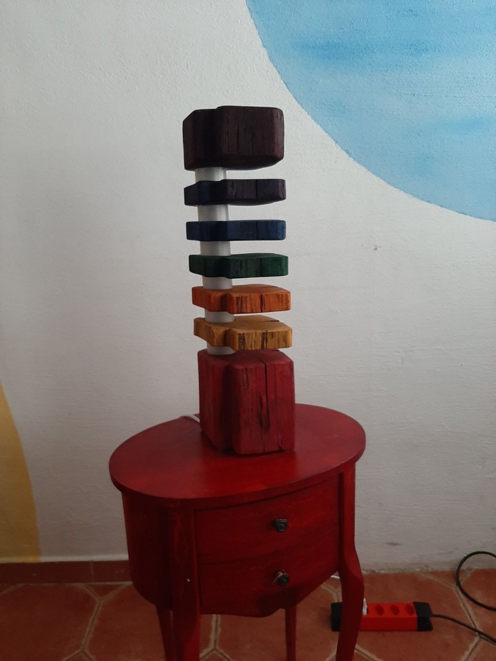 Eichholtz Lampade: Altholz,   LED  Lampe   aus  Altholz – Usato da Sisikon venduto da Creantic-Art 2