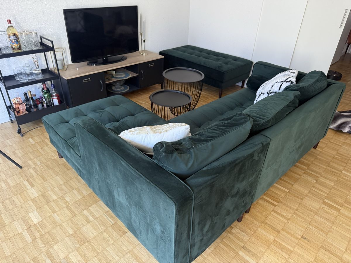 Sofas: Ecksofa dunkelgrün – Gebraucht aus Bern von lar_f2vx 4