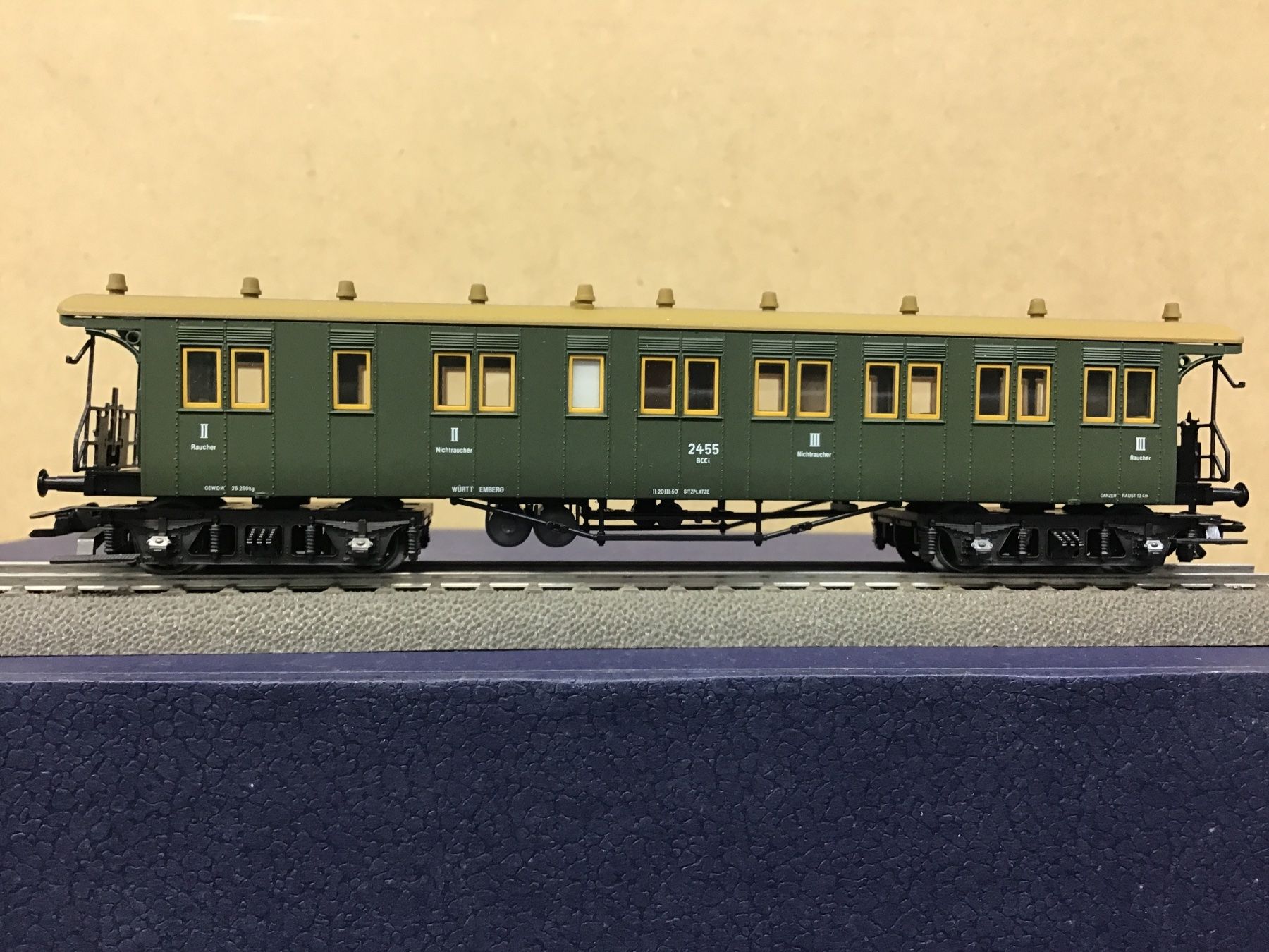 Märklin Modellini di ferrovie: Märklin H0 4210 Wagen Grün – Nuovo (secondo la descrizione) da Männedorf venduto da Modelle-aller-Art