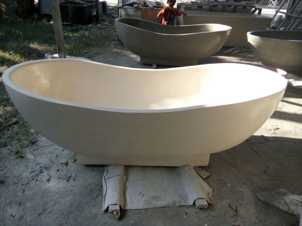 Vasche da bagno: Badewanne Freistehend Wanne Spa Terrazzo – Nuovo e nell'imballaggio originale da Daisendorf venduto da Wohn-Kult 2