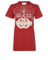 Gucci T-Shirt mit Swarovski Steine