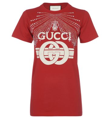 Gucci T-Shirt mit Swarovski Steine