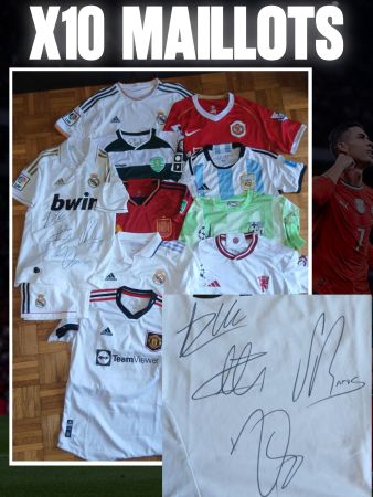 🔥10 MAILLOTS FOOTBALL COLLECTION REAL MADRID MESSI RONALDO