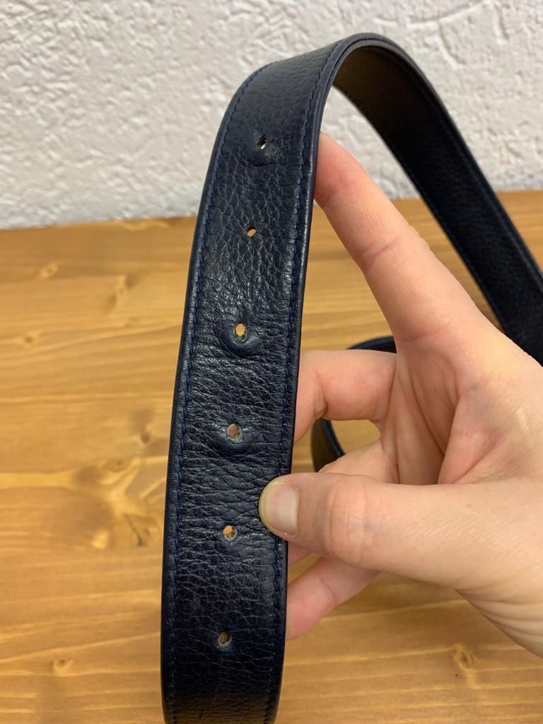 Cinture: GROOM PARIS Gürtel dunkelblau – Usato da Fislisbach venduto da KolibriSecondhand 5