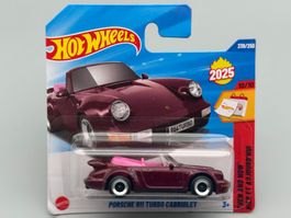 Hot Wheels Porsche 911 Turbo Cabriolet (964) 1:64 Neu OVP