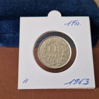 Schweiz 1 Franken 1963 Silber