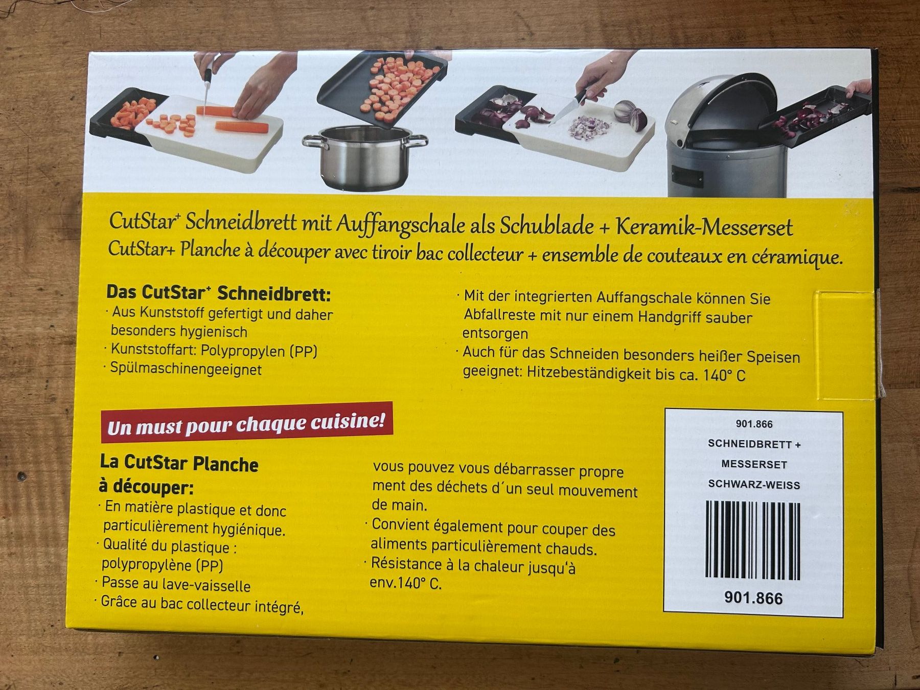 Coltelli: Schneidebrett und Keramit-Messerset – Nuovo (secondo la descrizione) da Rickenbach Sulz venduto da sinbin 1