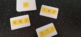 Karten zum Erlernen von Zahlen