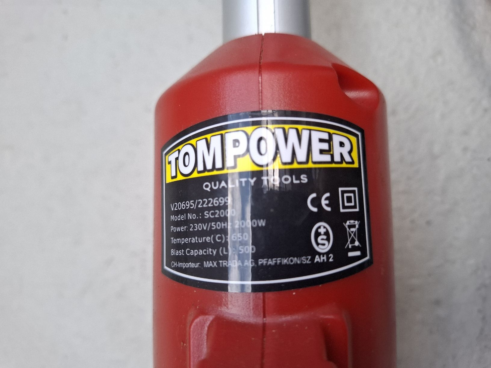 Tutti gli attrezzi: TOMPOWER Unkrautvernichtungsgerät – Usato da Schänis venduto da Heli670 1