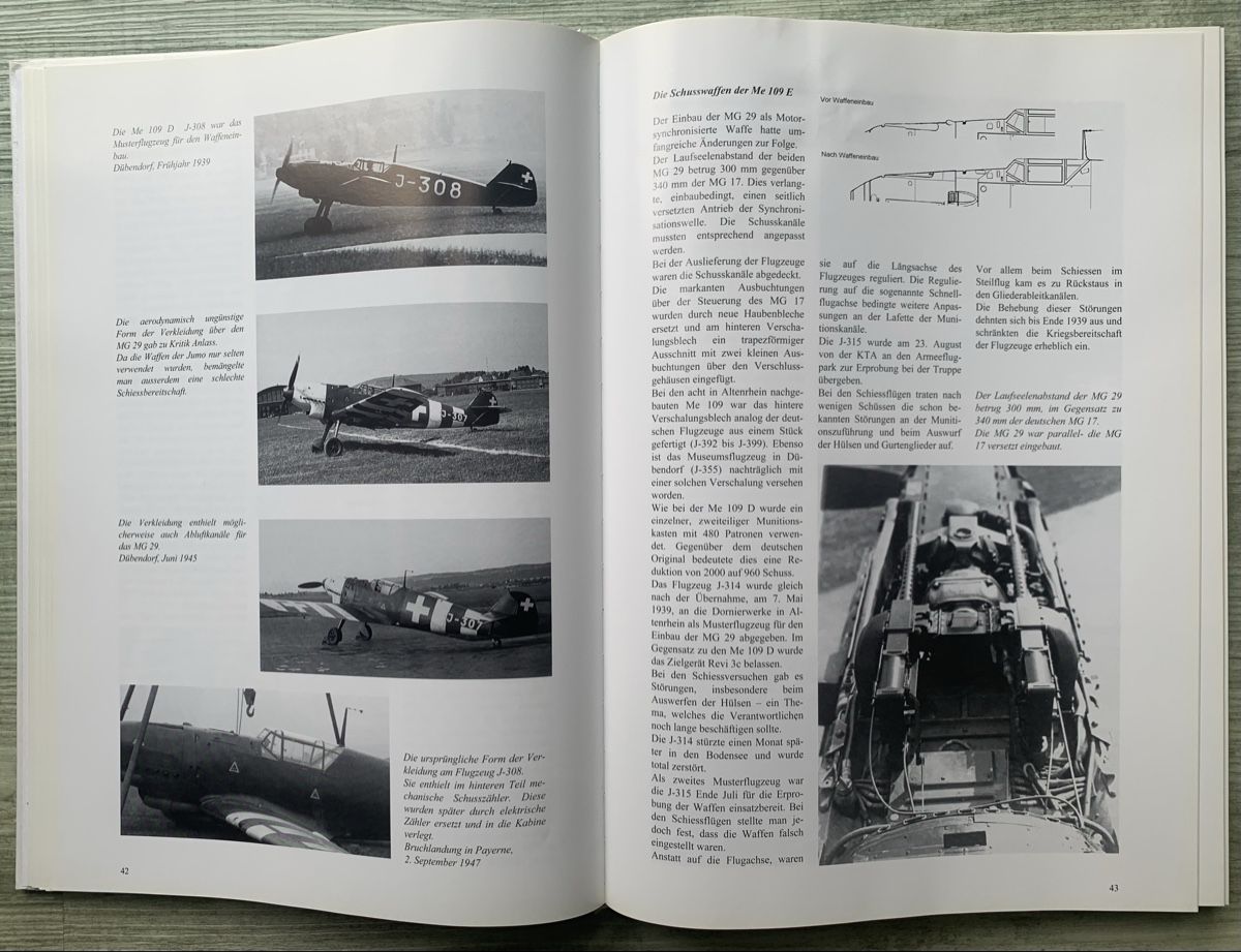 Livres: Die Messerschmitt Me 109 in der Schweizer Luftwaffe – D'occasion à Suhr par schoblobloch 3