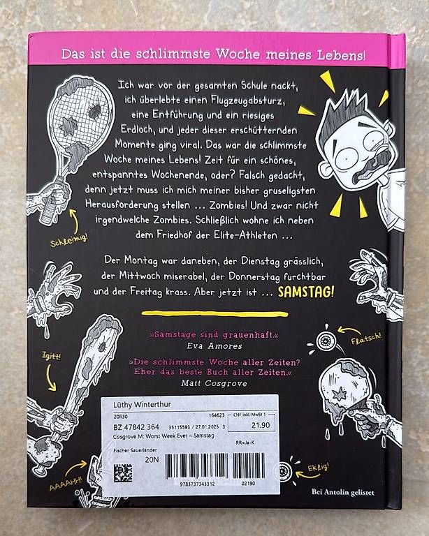 Libri: Worst Week Ever! SAMSTAG – Usato da Kollbrunn venduto da Starligh1001 1