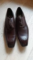 Eleganter Lederschuh neu Gr. 46 braun