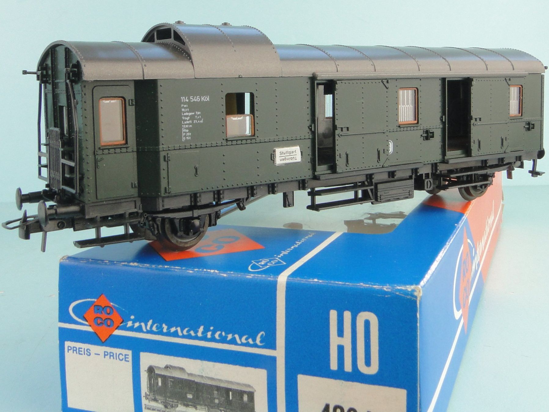 Roco Modellini di ferrovie: Roco 4204A Zwei DB Gepäckwagen, NEU – Usato da Bülach venduto da cann11