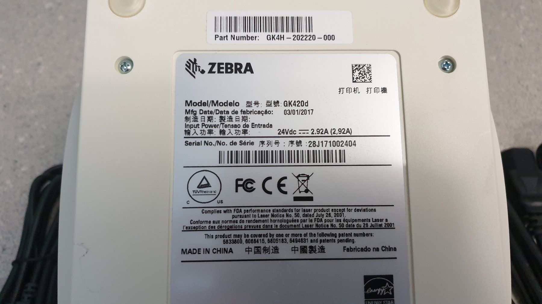 Zebra Drucker: ZEBRA GK420d (mit Netzteil) – Gebraucht aus Stäfa von Supertramp73 7