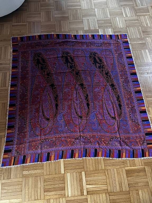 Foulard & Sciarpe: Foulard damascato viola – Nuovo (secondo la descrizione) da Pazzallo venduto da nic_6zpt 2