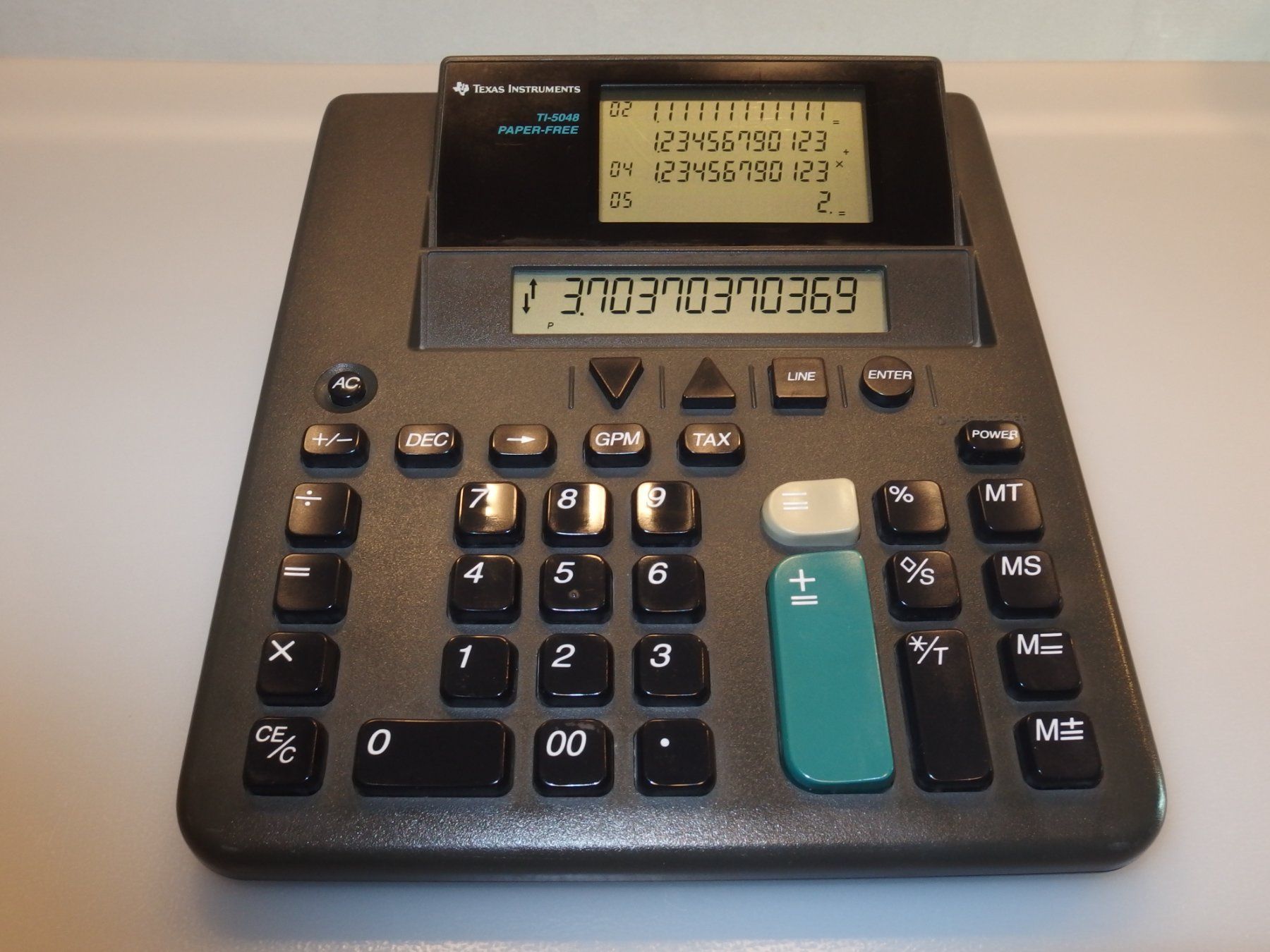 Texas Instruments Calcolatrici tascabili: Texas Instruments TI-5048 Paper-Free Taschenrechner – Usato da Gwatt (Thun) venduto da Nocturnal_99 4