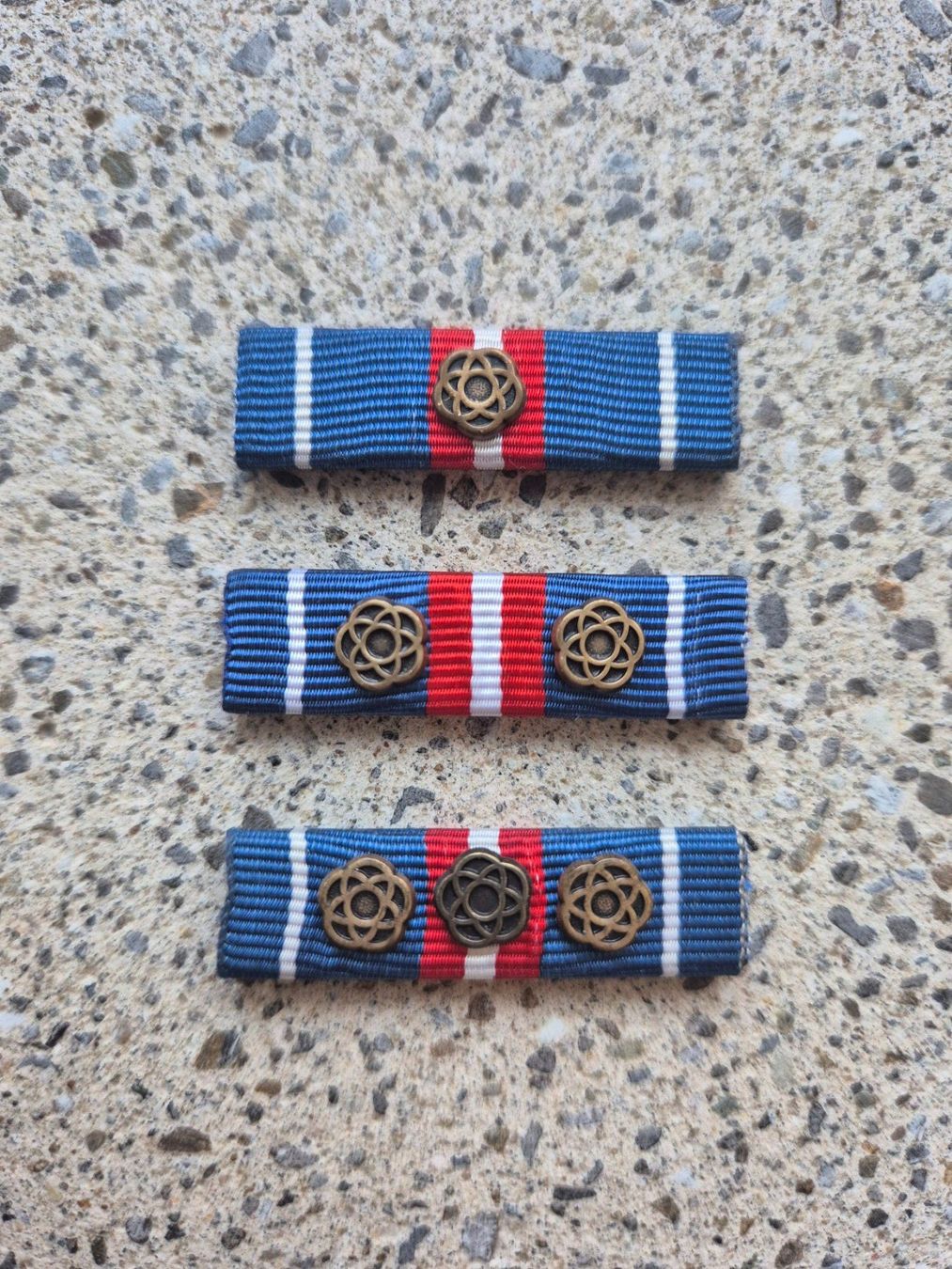 Schweizer Armee Placchette & Badge: *** Diensttage Ribbon Set Bronce *** – Usato da Riedholz venduto da fr_sIruP
