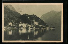 San Mamette, Ortsansicht mit Luganer See