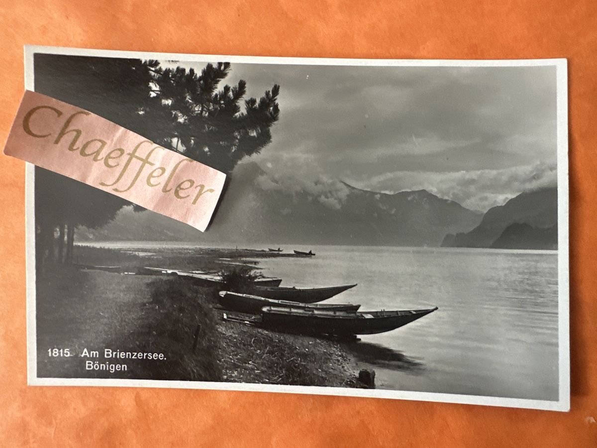 Ansichtskarten: 1933 Am Brienzersee Bönigen, einmalig schön! – Gebraucht aus Zürich von Chaeffeler