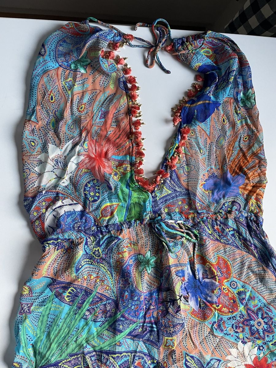 Tute: Etro Jumpsuit Seide ital. Gr. 40 oder S bunt – Usato da Gockhausen venduto da AnneT07 4