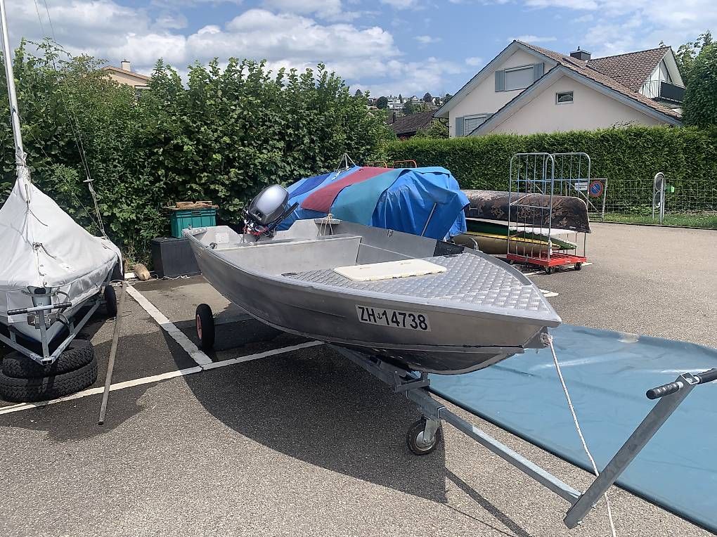 Barche: Aluboot, Fischerboot 8PS – Usato da Erlenbach ZH venduto da pla_lh6k 1