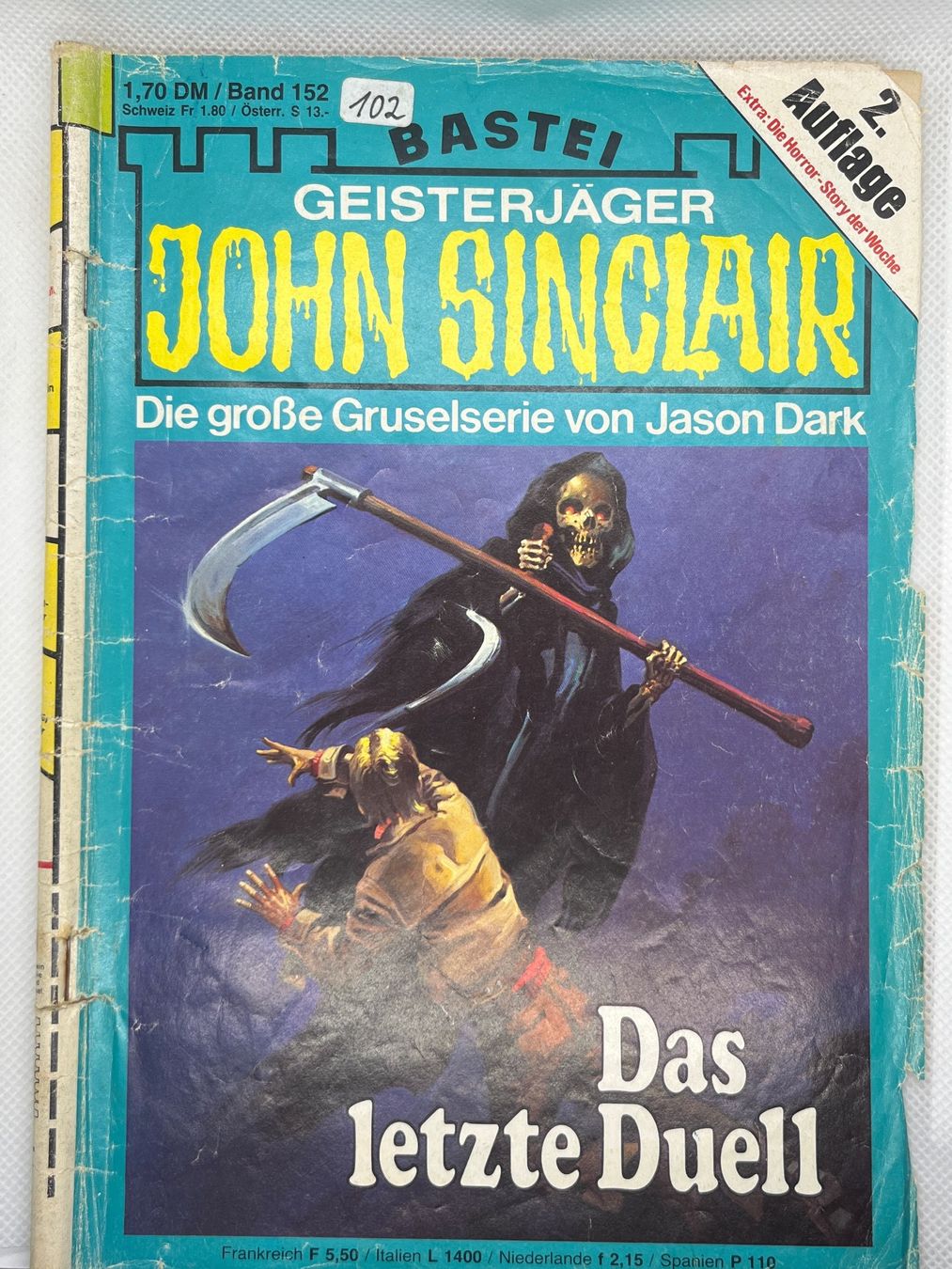 Libri: John Sinclair Band 152 - Das letzte Duell, 2. Auflage – Usato da Hinterkappelen venduto da Kim1992