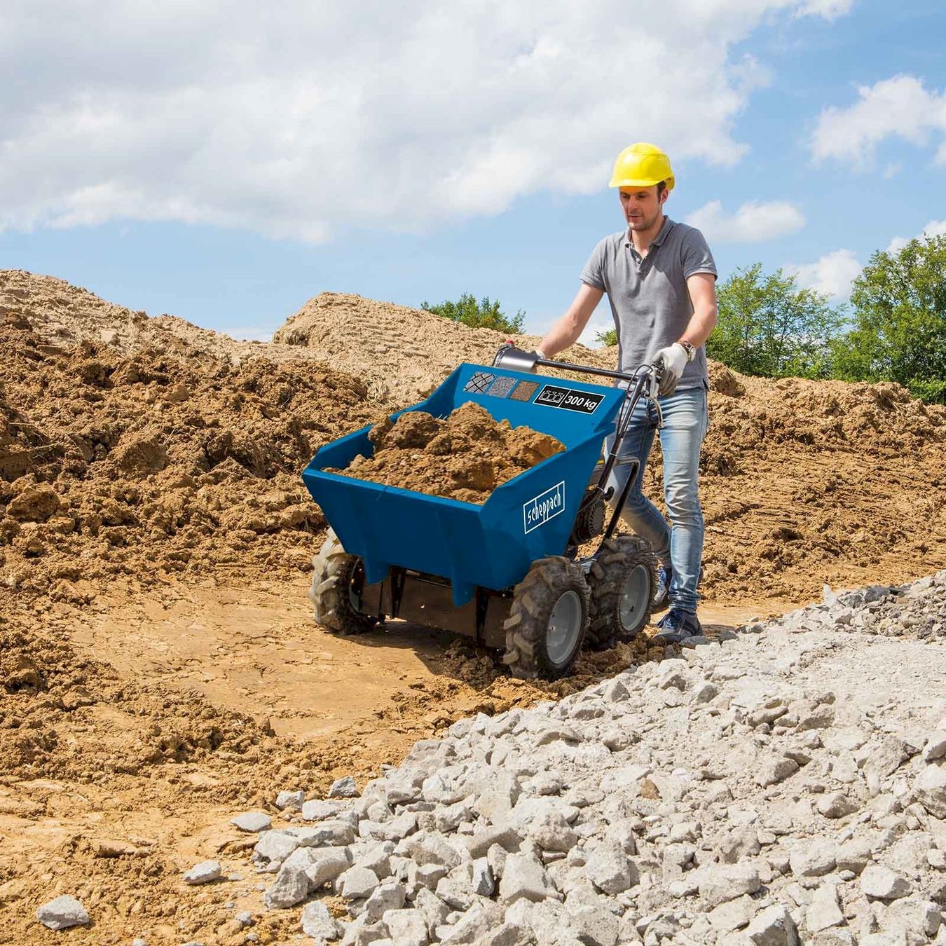 Camions-bennes: Scheppach DP 3000 Benzin-Dumper 300kg – Neuf avec emballage d'origine à Bottighofen par zaap 5