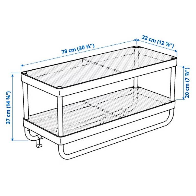 Guardaroba: Ikea MACKAPÄR Garderobe/Hutablage – Usato da Zürich venduto da alemaz 1