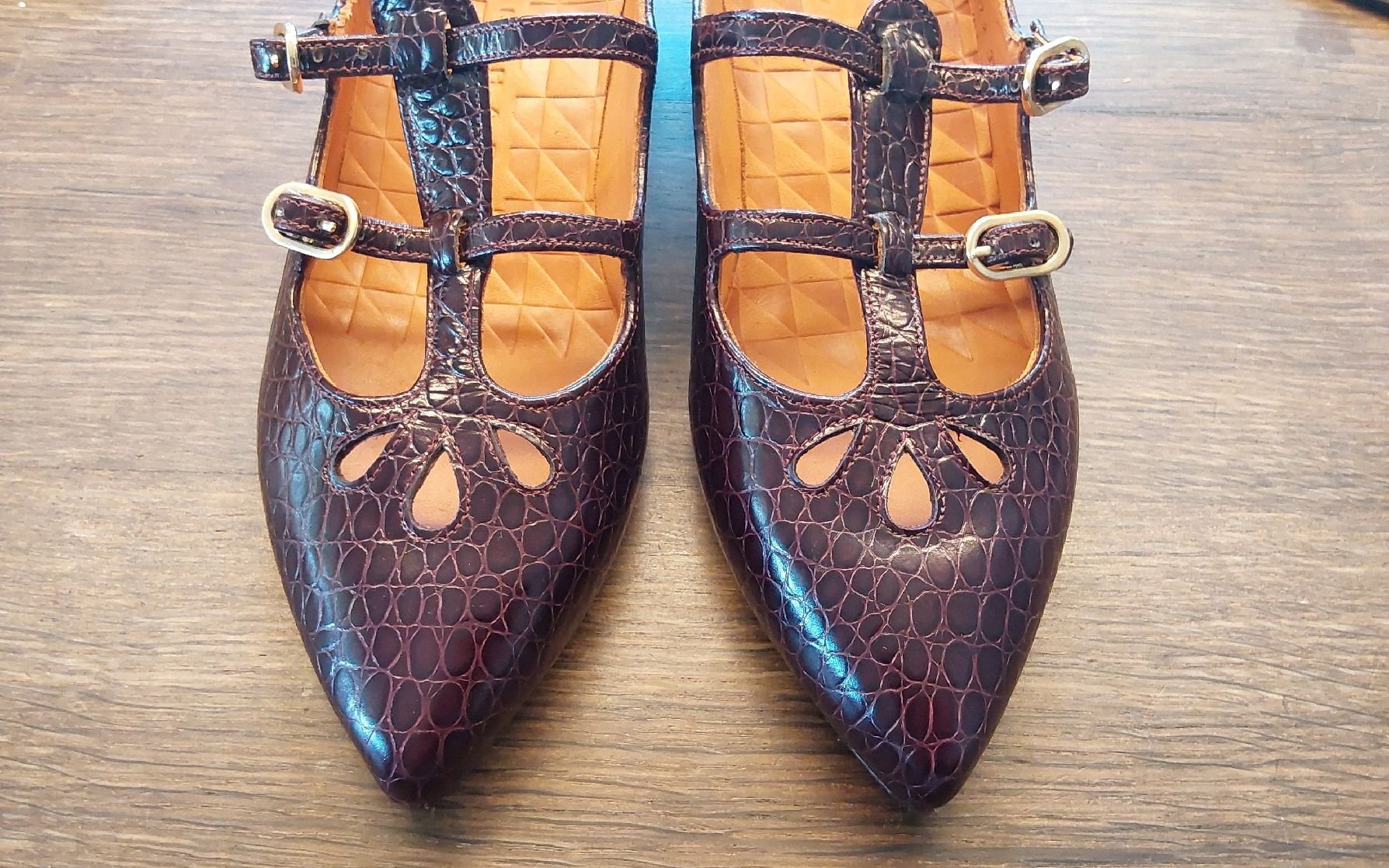 Chie Mihara Scarpe da donna: Maryjane Schuhe Chie Mihara 37 braunrot neu – Nuovo e nell'imballaggio originale da Köniz venduto da scopello12 3