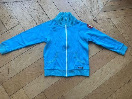 Dünne hellblaue Jacke von Villervalla, Gr. 128, Top Zustand!