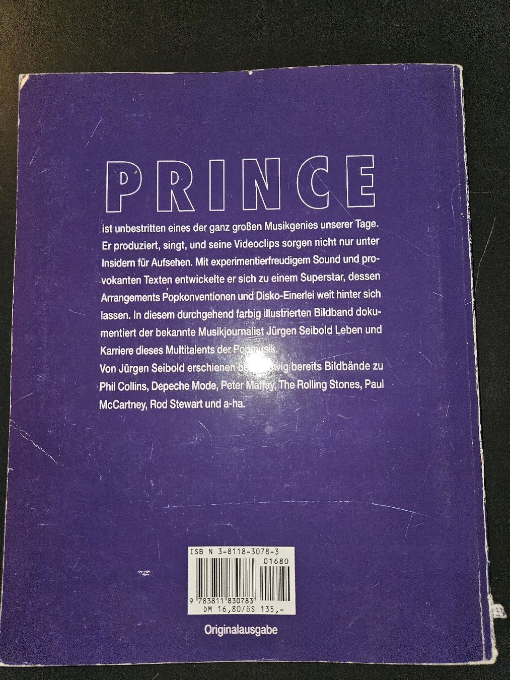 Livres: Prince - Bilderband – Défectueux à Bern par gregstarr 1