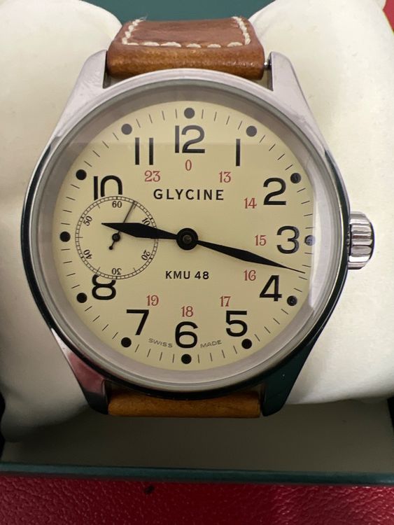 Glycine 48 mm Handaufzug Acheter sur Ricardo