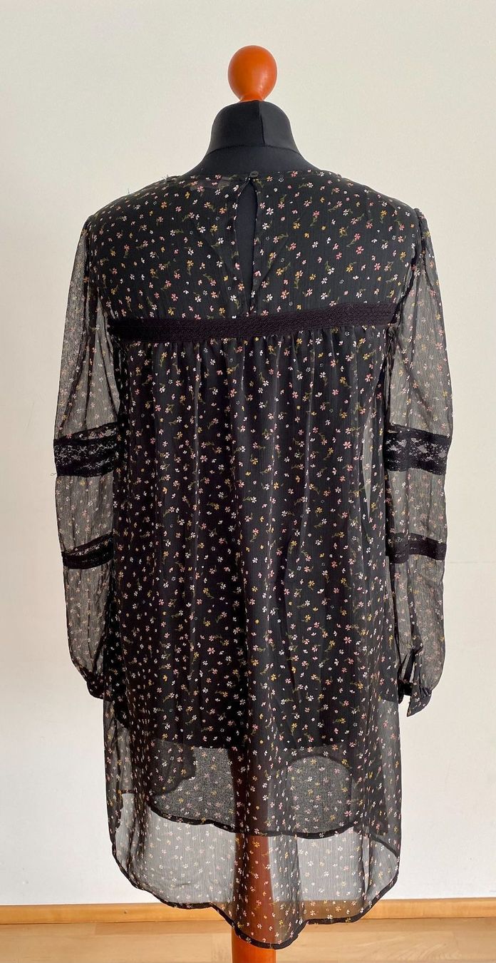 C&A Kleider: Herbstkleid Chiffon Blümchenmuster / 34 – Neu (gemäss Beschreibung) aus Hergiswil NW von Labello01 1