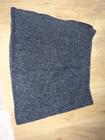 Massimo Dutti Minirock, Gr. S, dunkelblau, neuwertig!