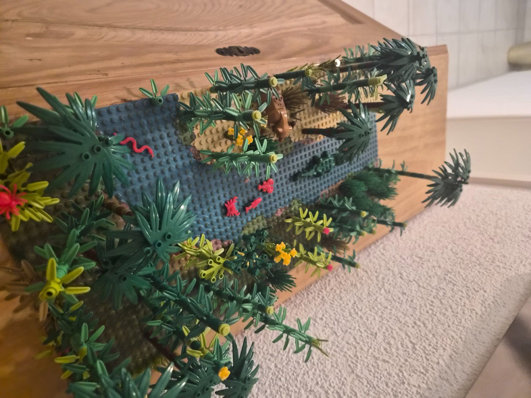 Lego Giocattoli: Lego imitat Dschungel mit Tieren – Usato da halden venduto da ore_dbn5