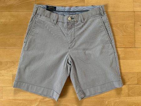 POLO RALPH LAUREN Herren Shorts in Gr. 30, Blau/Weiss