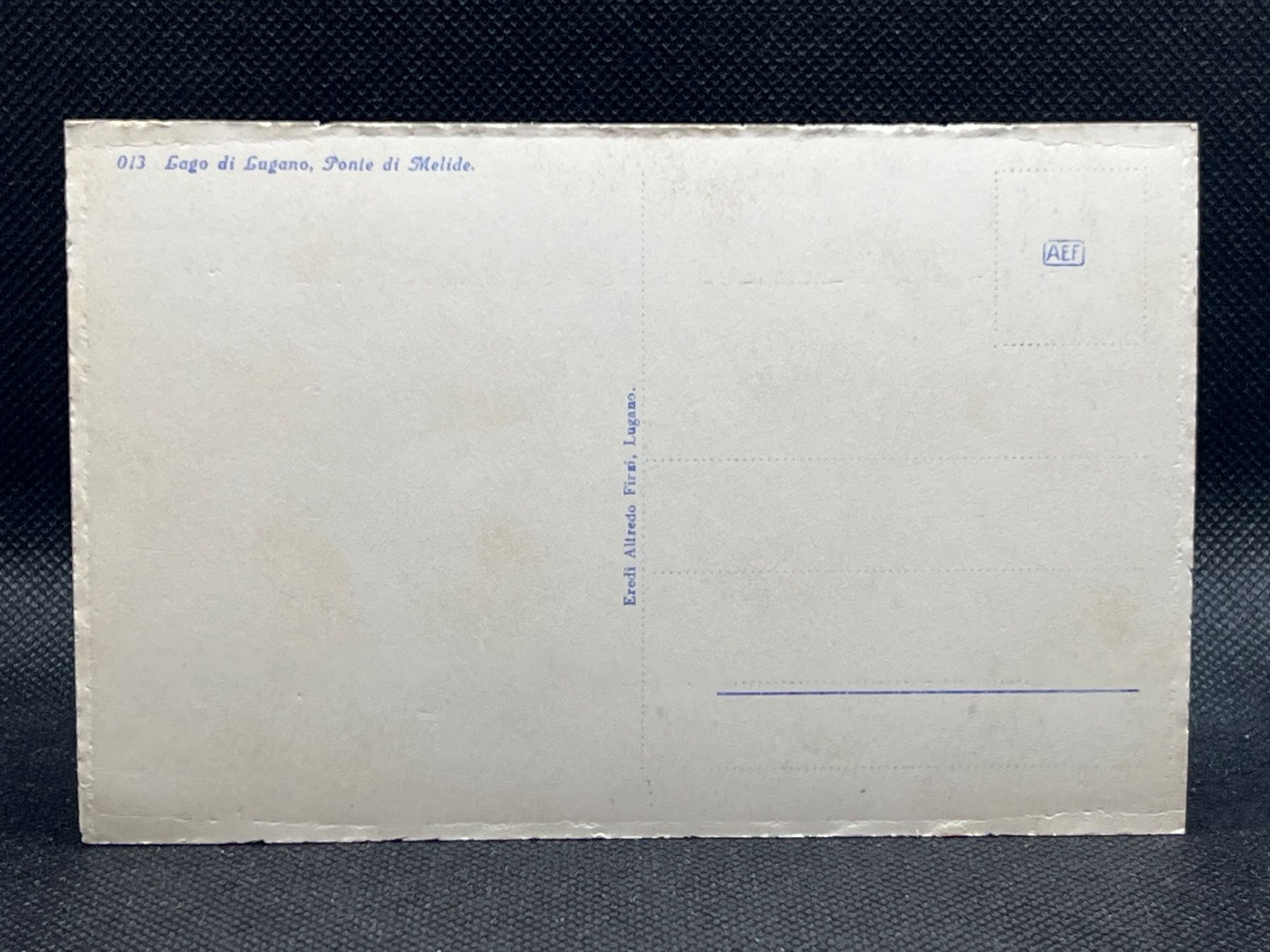 Cartoline postali: Lago di Lugano. Ponte di Melide – Usato da Widnau venduto da Brusi9 1