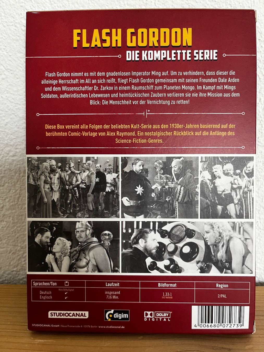 Tutti i DVDs: DVD - Flash Gordon - komplette Serie – Nuovo (secondo la descrizione) da Bassersdorf venduto da McRob00 1